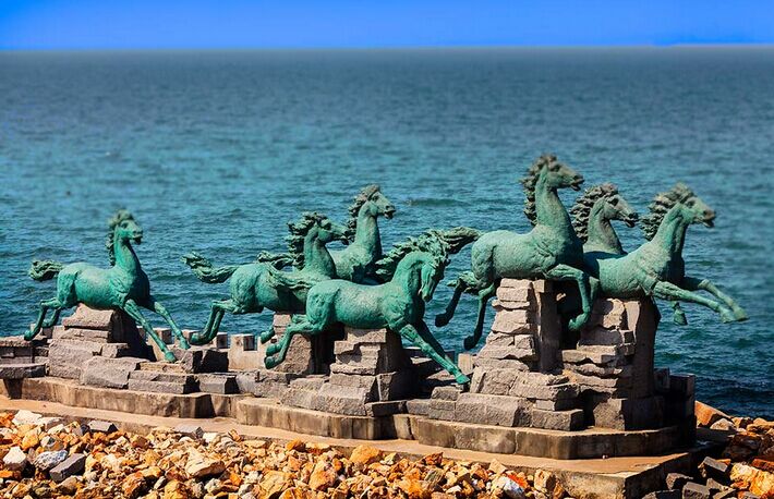 烟台,滨海路,月亮湾等经典景区,前往"东方夏威夷"【养马岛风景区】(40